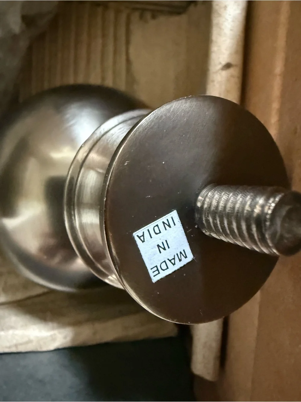 Pottery Barn Parker Ball Rod Finial - Pewter Tone